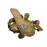 Marx Tin Wind-Up Looping Rollover Plane