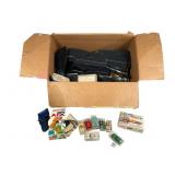 Aurora AFX Slot Car Track & 007 Accessories