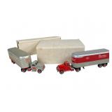 2 DeHanes DMC 1:55 Tractor Trailers With Box