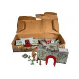 Marx Robin Hood Castle Set with Accessories,