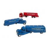 DeHanes Fuel Tanker Truck Models, Set of 3