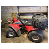 Kawasaki KLF185A ATV with Spare Tires