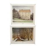 Two Unframed Dan Campanelli Lithographs
