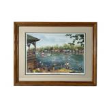 Karoline Schaub-Peeler Lithograph Signed