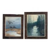 Two Daniel Christ Signed Paintings