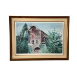 Dan Campanelli Troll Bridge 1991 Lithograph