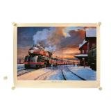 John Winfield Signed Lehigh Valley Lithograph