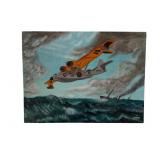 Two Military Themed Paintings