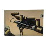 A. Warner Painting of Corkscrews & Corks