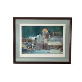 Lee Everett Signed Atown Holiday Art 106/200