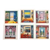 Six Surreal Signed & Numbered Lithographs