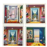 8 Signed FERYO? Unframed Lithographs