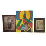Three Framed Artworks Various Artists
