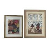 Two Still Life Watercolors