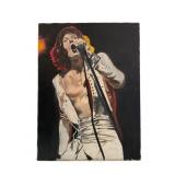 Oil on Canvas Painting of Mick Jagger 18x24"