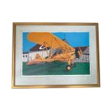 Queen City Airport Revisited Lithograph, 1992