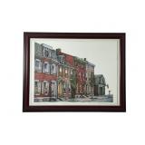 Leah Anderson Joseph Lithograph Old Allentown