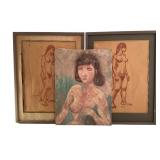 Three Nude Studies: Muriel Jones