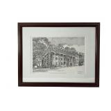 Bella Persia Eagle Hotel Bethlehem Lithograph
