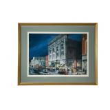 Karoline Schaub-Peeler Symphony Hall Lithograph