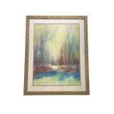 Jan Van Tassel Sunlit Watercolor Framed Art