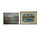 Four U.S. & Hawaii Landscape Artworks