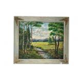 Flow Jacobs Rural Stream & Mountain Painting
