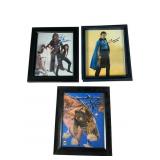 Framed Star Wars Signed 12x10 Photos Lot of 3