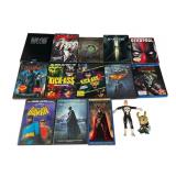 Marvel & DC Special Edition DVD & Figure Lot