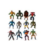12 Early 80s Vintage He-Man MOTU Action Figures