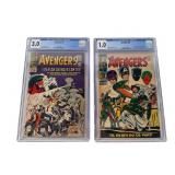 Avengers #14 & #60 CGC Graded Comics