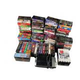 Huge Lot Close to 100 VHS Tapes+Rewinder, Horror+
