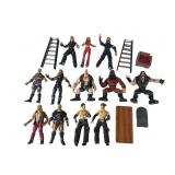 Titan Sports/JAKKS WWE Figure Lot & Props