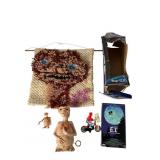 E.T. 1982 VHS, Toys & Yarn Tapestry Lot