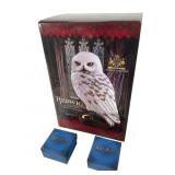 Harry Potter Hedwig Statue & (2) Enamel Pins