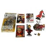 Trigun Collectible Lot with Figures, DVDs & Manga