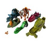 Six Vintage Masters of the Universe Vehicles