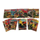 16 Charlton 1960s War Comic Books Assortment