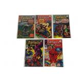5 Fantastic Four Comics/Kirby Covers; 1st Blastaar