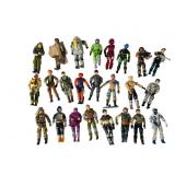24 Various 1980s G.I. Joe Action Figures