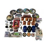 Awesome Sports Collectibles Lot; Plates & Cards et