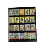 Vintage Philly Eagles Football Card Display