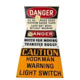 Three Local PA Metal Industrial Warning