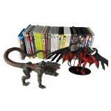 Anime DVD Collection & Monster Figures Lot