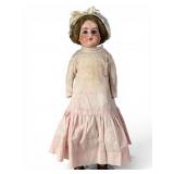 RUTH Bisque Doll with Kid Leather Body