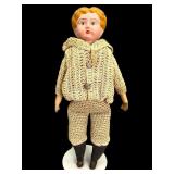 Antique German Minerva Tin Head Boy Doll