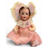 J.D. Kestner 257 9.5" German Bisque Baby Doll