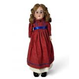 Cuno & Otto Dressel 19" Bisque Doll, Kid Body