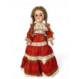 Gebrï¿½der Kï¿½hnlenz 62-6 16" Bisque-Headed Doll