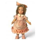 1983 Lenci Aurelia Felt Doll in Pink Dress